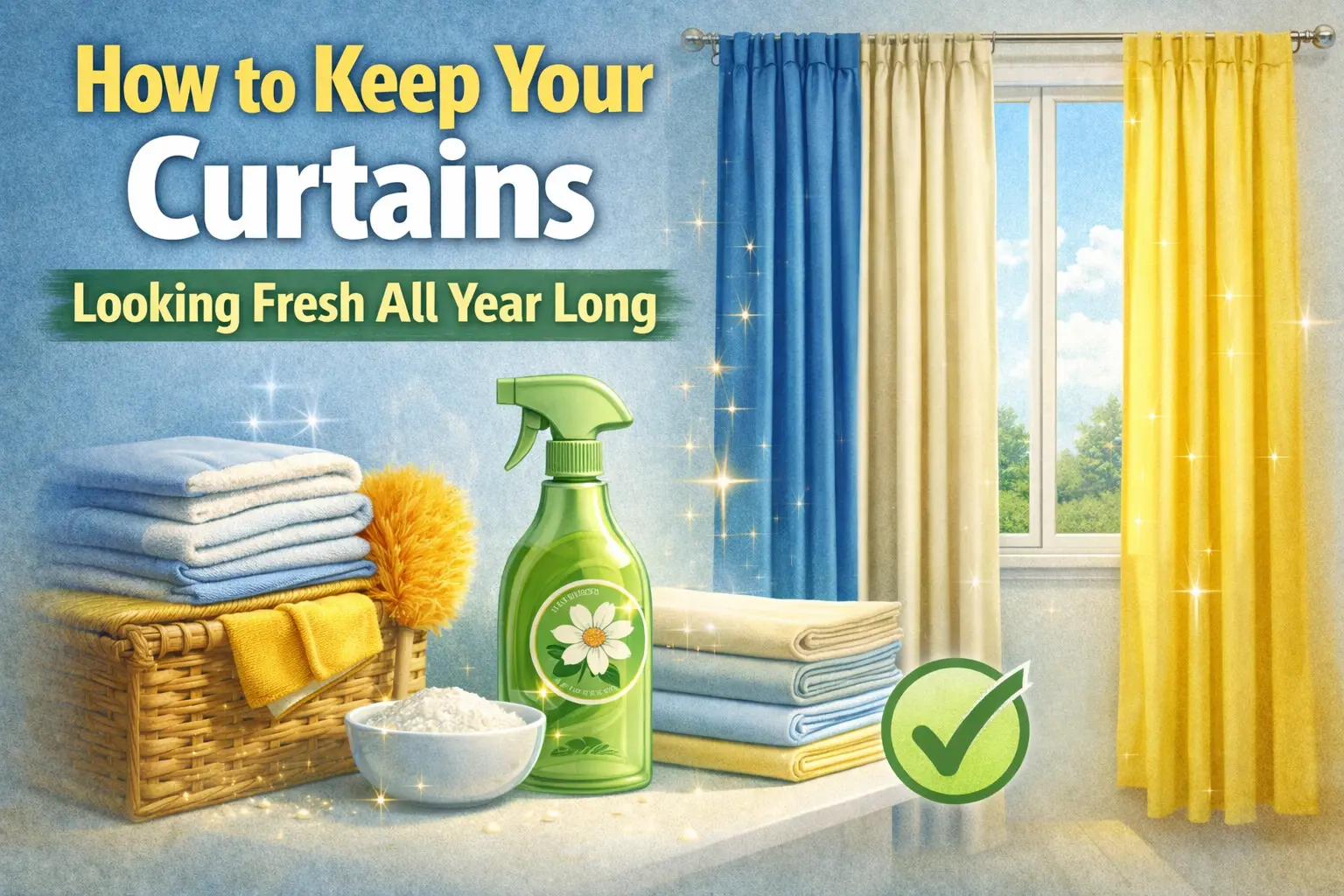 How to Keep Your Curtains Looking Fresh All Year Long